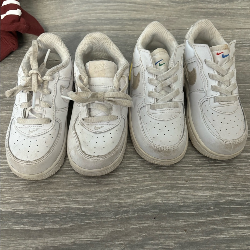 Toddler Nike shoes size 8 (three pairs)